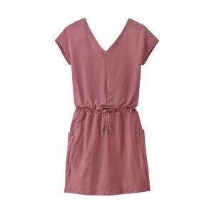 Patagonia Organic Cotton Roaming Dress Short Sleeve Mini Pockets Women's Small